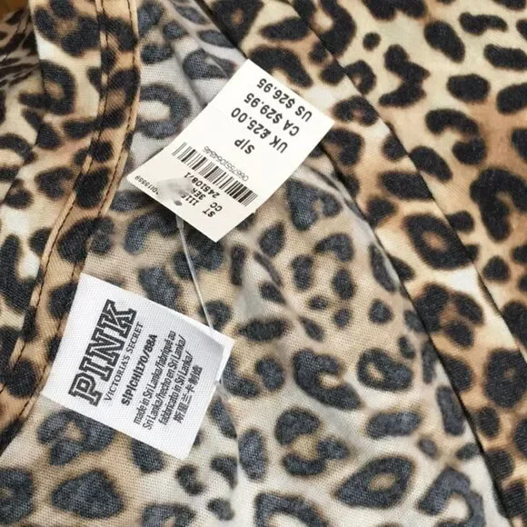 đ„Victoriaâs SecretâPink shirts cheetahâszâxsânew - Picture 6 of 8